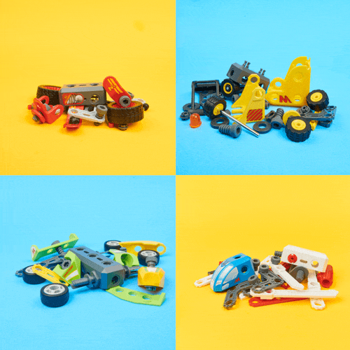 Meccano Junior Action Builds. © Spin Master Meccano Junior Action Builds. © Spin Master